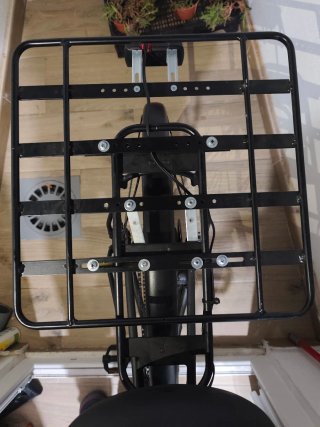 Base para maleta de bicicleta delivery