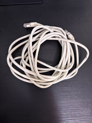 Cable de Red LAN Cat 6 Blanco