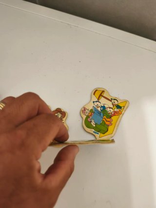 3 figurine formaggini Mio