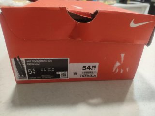 Nike Revolution 7 Zapatillas Negras Rojas