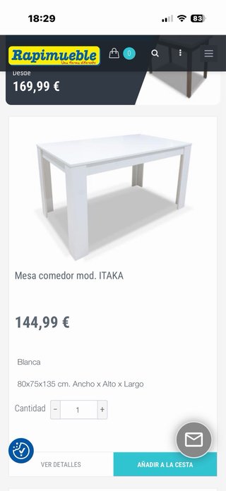 Mesa de comedor moderna piedra y madera