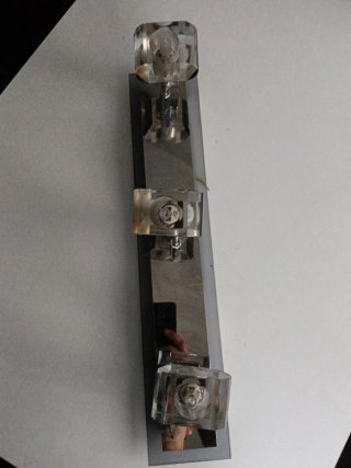 Lámpara de techo moderna cristal y metal