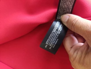 Vestido Midi Zara Rojo Talla L