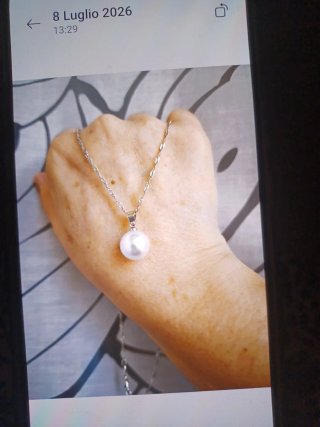 Set gioielli argento e perla