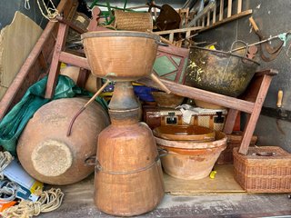 Alambique Cobre Destilador Orujo Antiguo