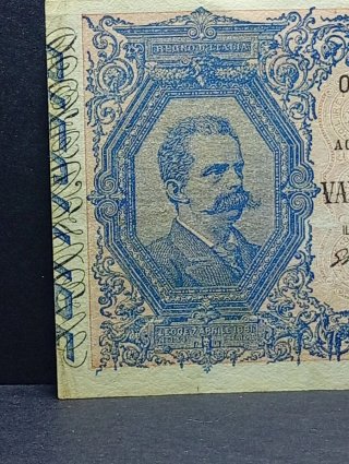 Biglietto di Stato 10 Lire del 1915 in Rarità Rara