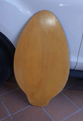 Tabla Skimboard Tiburón en Llamas