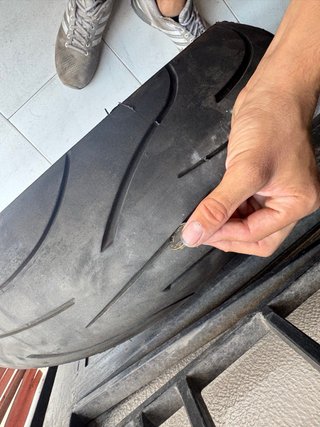 Neumático Michelin Pilot Power con menos de 1000km