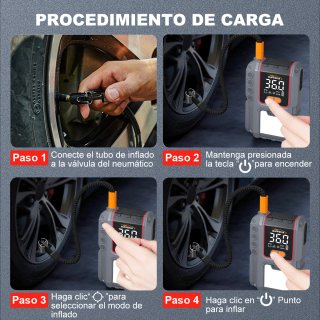 Arrancador de Batería Portátil 26800 mAh  8000A