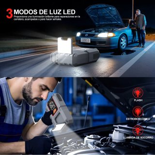 Arrancador de Batería Portátil 26800 mAh  8000A