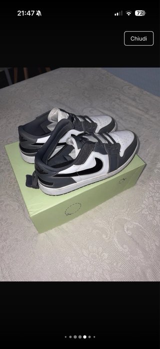 Nike Scarpe Grigio Bianco Ottime Condizioni