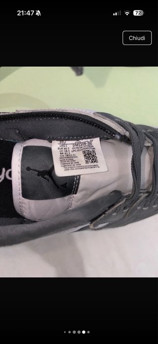 Nike Scarpe Grigio Bianco Ottime Condizioni