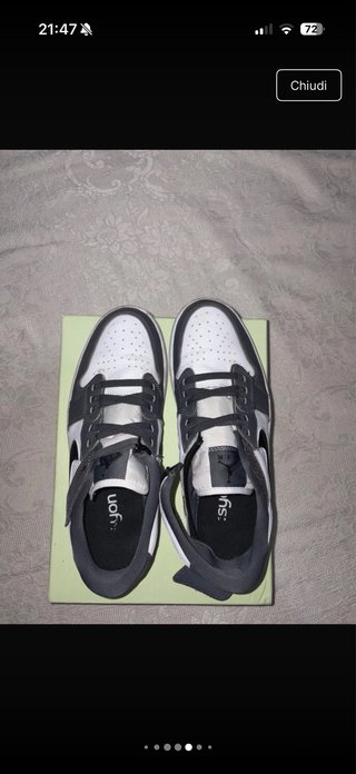 Nike Scarpe Grigio Bianco Ottime Condizioni