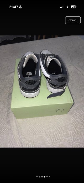 Nike Scarpe Grigio Bianco Ottime Condizioni