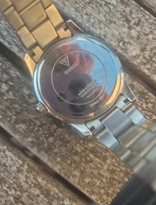 Reloj Guess Mujer Original Plata y Blanco