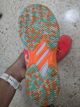 Zapatillas Pádel Asics Mujer Rosa y Turquesa