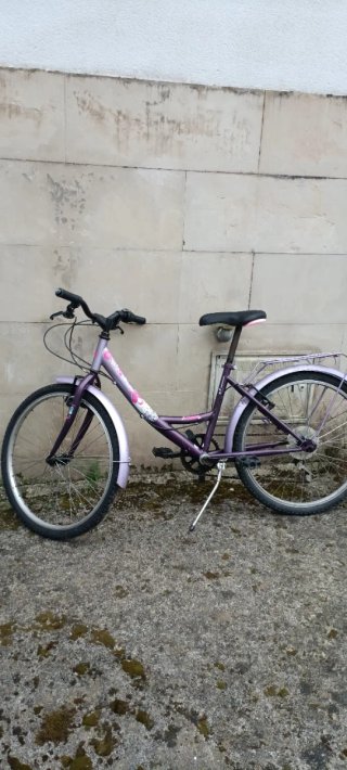 Bicicleta 24" niñ@ color morado