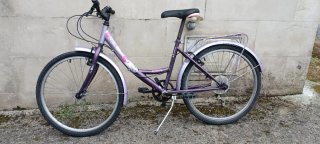 Bicicleta 24" niñ@ color morado