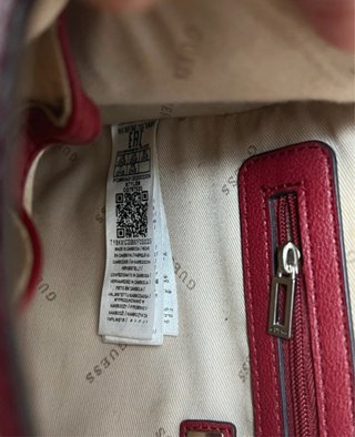 Bolso Guess Burdeos Cocodrilo