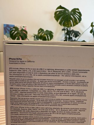 Caja iPhone 14 Pro