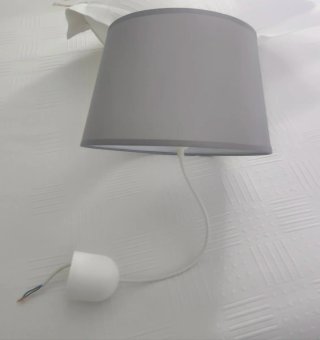 Lámpara de techo gris 30cm
