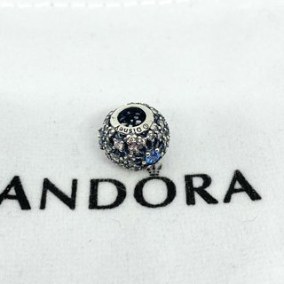 CHARM PANDORA BRILLANTES AZUL