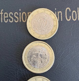 3 Monete Euro San Marino e Monaco
