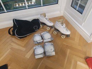 Patines Artísticos Riedel T.36 + Bolsa+proteccion