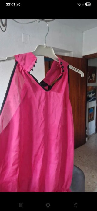 Blusa rosa fucsia preciosa