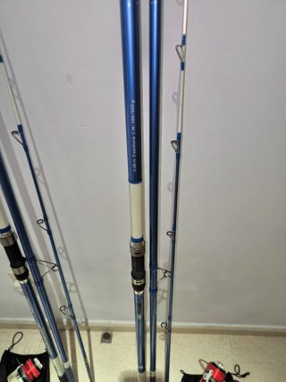 2 Cañas Vercelli Enigma Indigo + carretes