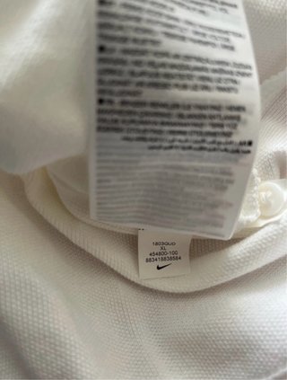 Polo Nike Blanco Talla XL Nuevo