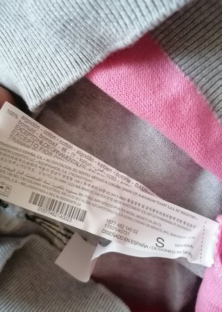 Jersey rayas rosa y gris Bugs Bunny