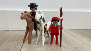 Oeste Sheriff e Indio antiguo Playmobil