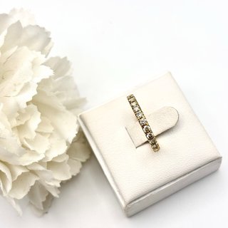 Anillo de oro 18kt con diamantes