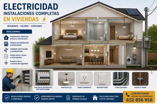 Electricista para reparaciones del hogar