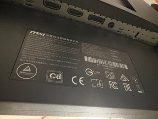 Monitor MSI Optix G27C7 27 Curvo FHD 165Hz