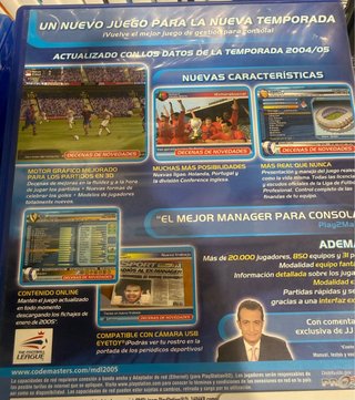 FIFA 06 PlayStation 2 ,manager de la liga 2005