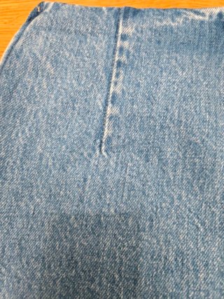 Falda pantalón vaquera mini Stradivarius T32