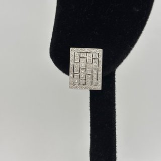 Pendientes y anillo de oro 18kt con diamantes