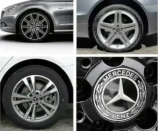 TAPA CENTRO BUJE RUEDA LLANTA MERCEDES A1714000025