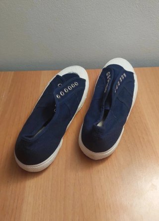 Scarpe in tela blu 41, stile superga