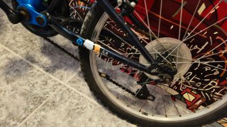 Bicicleta infantil azul