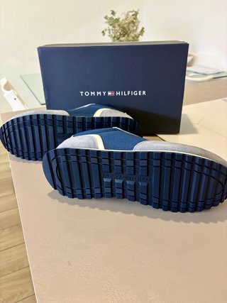 Scarpe uomo Tommy Hilfiger blu/grigie