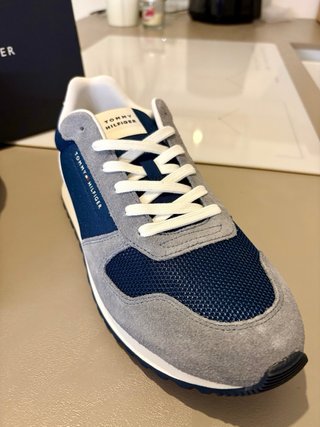 Scarpe uomo Tommy Hilfiger blu/grigie