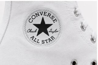Converse Chuck Taylor Lift Hi Blancas