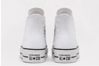 Converse Chuck Taylor Lift Hi Blancas