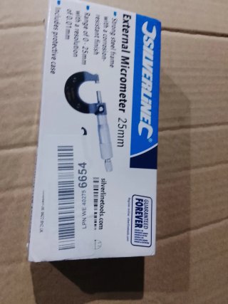 Micrómetro Externo Silverline 25mm