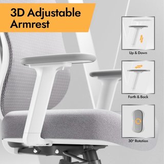 NUEVA Silla Oficina Ergonómica Blanca