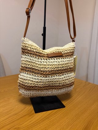 Bolso Hombro Queen Bags Paja Verano Boho