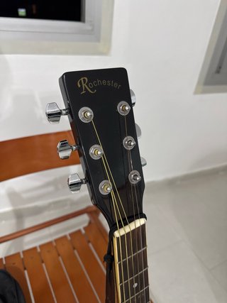 Guitarra Acústica Rochester Negra